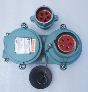 FLP Switch Socket 3 Pin 16AMP industrial electrical plug and socket with 3-pin connectors.